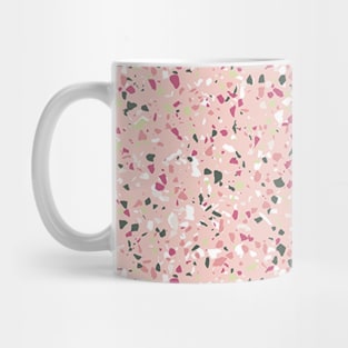 Spring Summer Pink Modern Terrazzo Pattern Mug